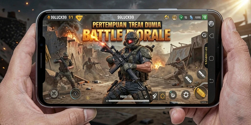 Gameplay seru dalam pertempuran Battle Royale 99LUCK99.