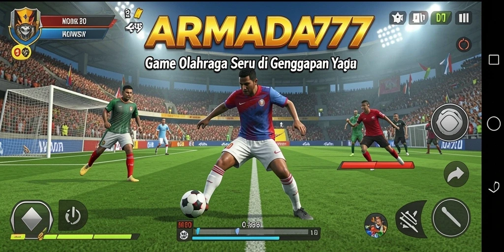 Tangkapan layar dari gameplay nyata di ARMADA777.