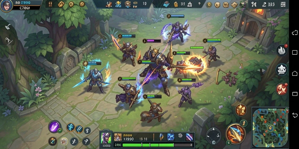 Tampilan gameplay C7890 dengan aksi strategi yang mendebarkan.