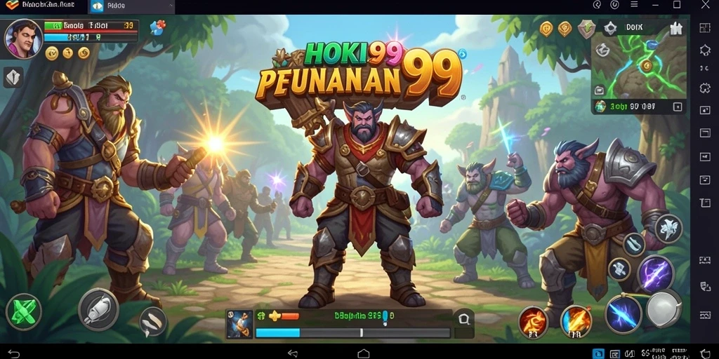 Tampilan gameplay HOKI99 yang epik dan mendebarkan.