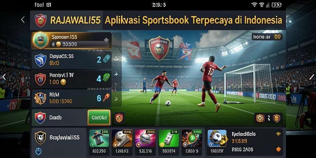 Tampilan menarik dari gameplay Sportsbook RAJAWALI55