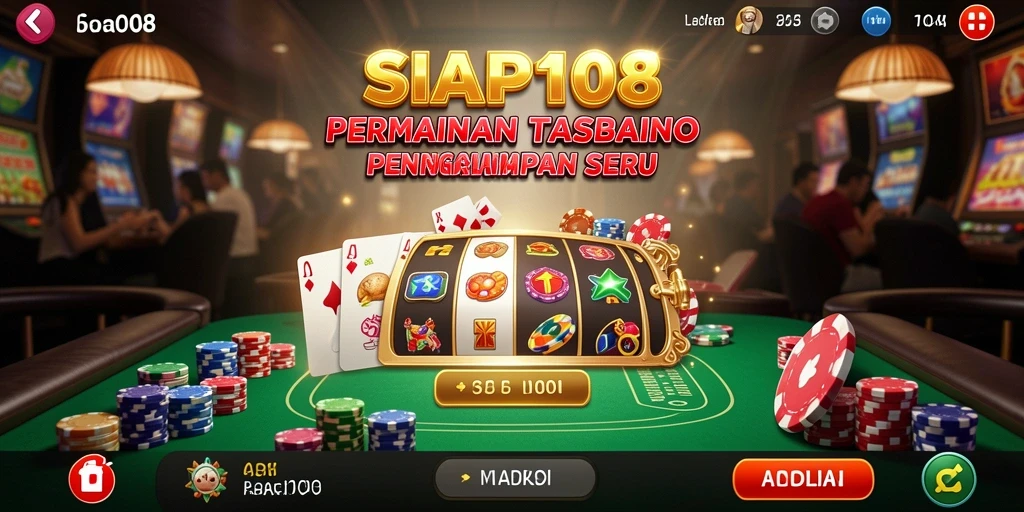 Tampilan gameplay menarik dari SIAP108 dengan suasana kasino yang lebih nyata.