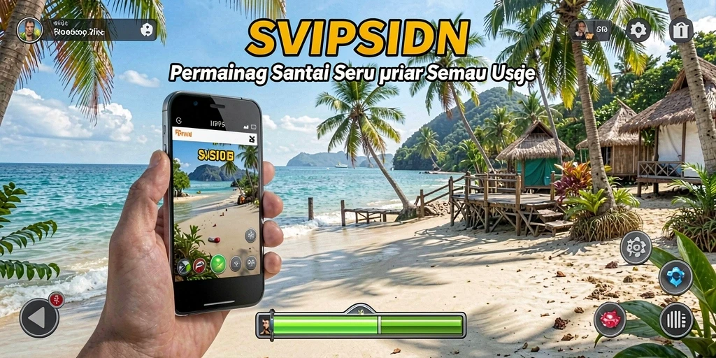 Tampilan gameplay <strong>SVIPSIDN</strong> yang cerah dan menyenangkan.